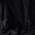 Venus Cotton Velvet Quilted Coverlet - Nero