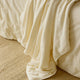 Venus Cotton Velvet Quilted Throw - Ivory