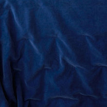 Venus Cotton Velvet Quilted Throw - Denim