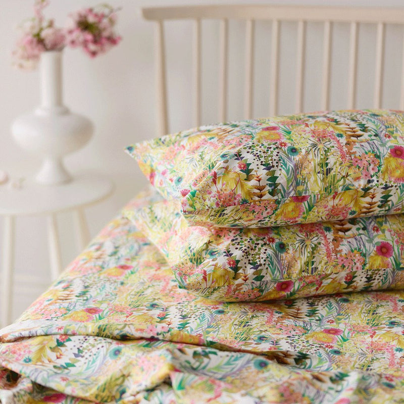 Pillowcase Made with Liberty Fabric - Tresco