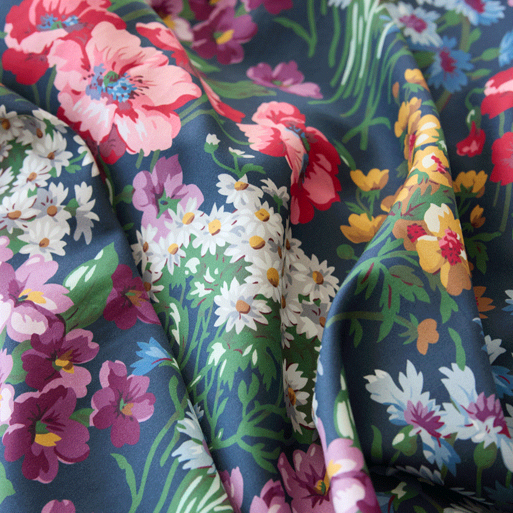 Bamboo Cotton Duvet Cover - Elizabeth Black