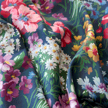 Bamboo Cotton Duvet Cover - Elizabeth Black