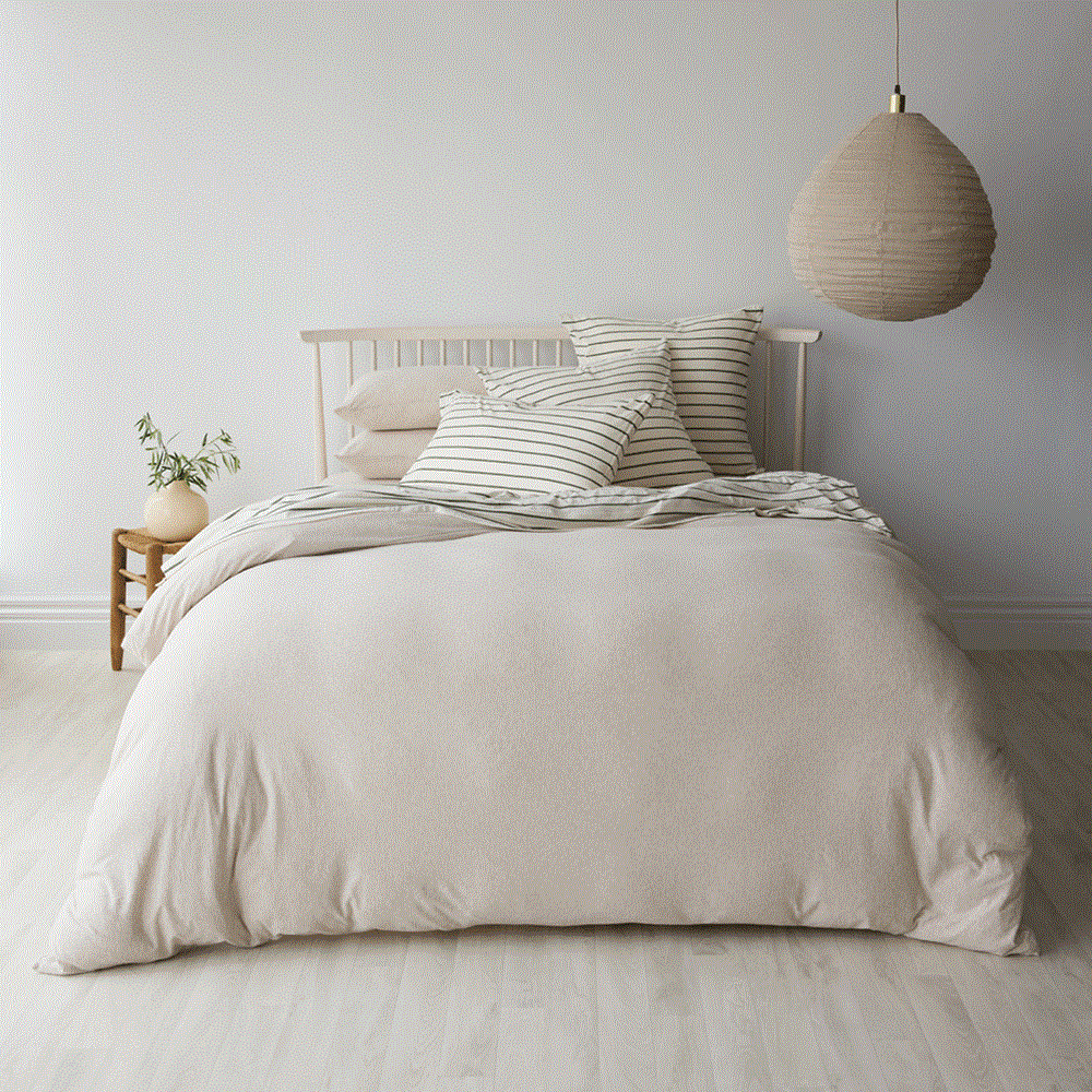 Cotton Jersey Flat Sheet - Natural