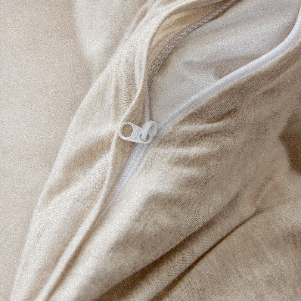 Cotton Jersey Duvet Cover - Natural