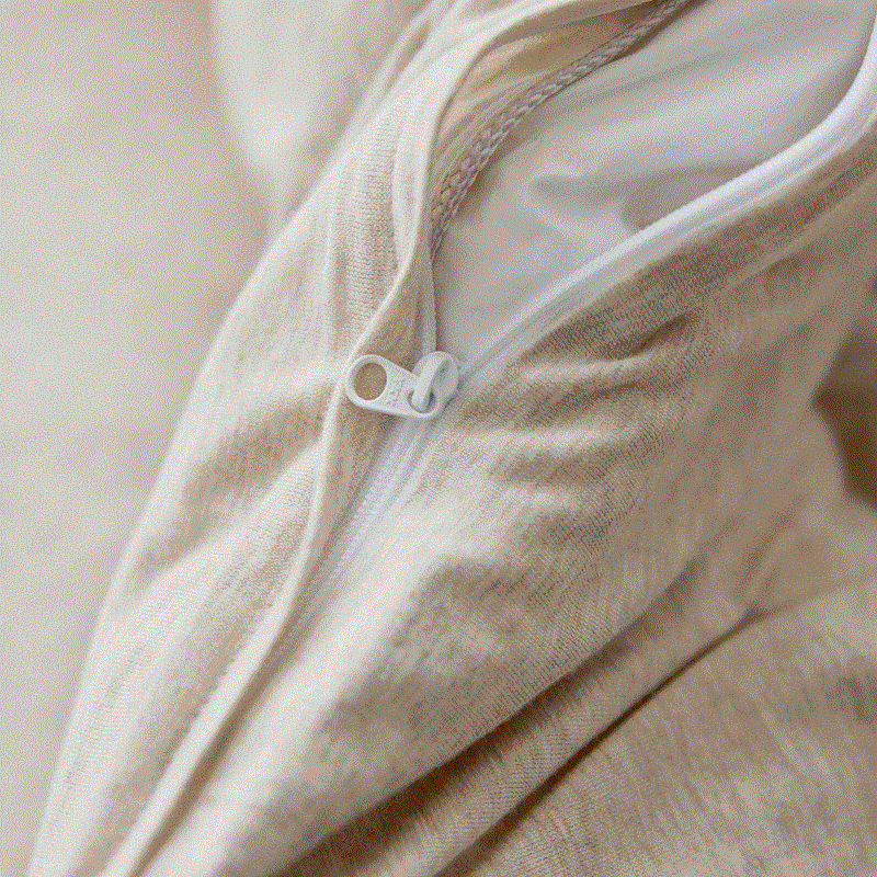 Cotton Jersey Duvet Cover - Natural