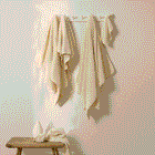 Super Pile Cotton Bath Towel - Raw