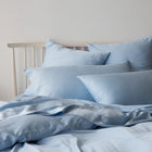 Bamboo Cotton Flat Sheet - Sky