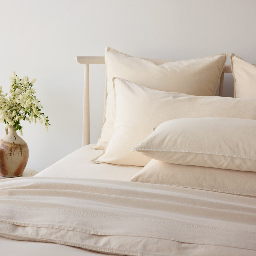 Vintage Look Cotton Fitted sheet - Raw