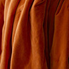 Venus Cotton Velvet Quilted Throw - Tangelo