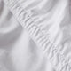 Vintage Look Cotton Fitted sheet - White