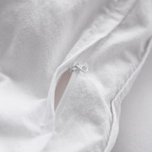 Vintage Look Cotton Duvet Cover - White