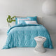 Bamboo Cotton Duvet Cover - Mina Blue