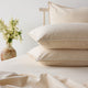 Vintage Look Cotton Pillowcase - Raw