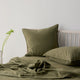 Vintage Look Cotton Euro Pillowcase - Oiive