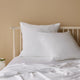 Bamboo Cotton Euro Pillowcase - White
