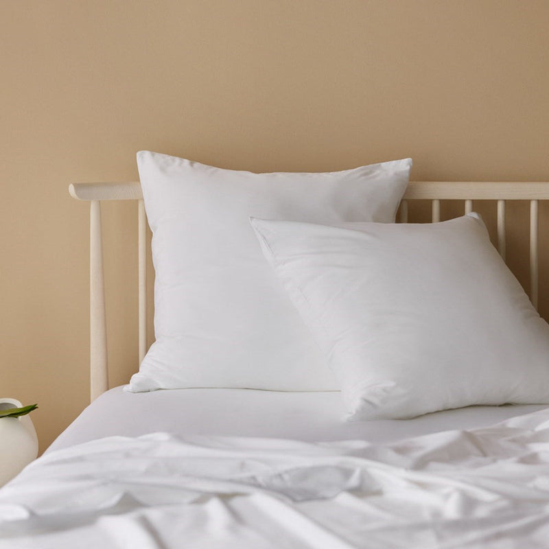 Bamboo Cotton Euro Pillowcase - White