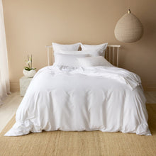 Bamboo Cotton Duvet Cover - White