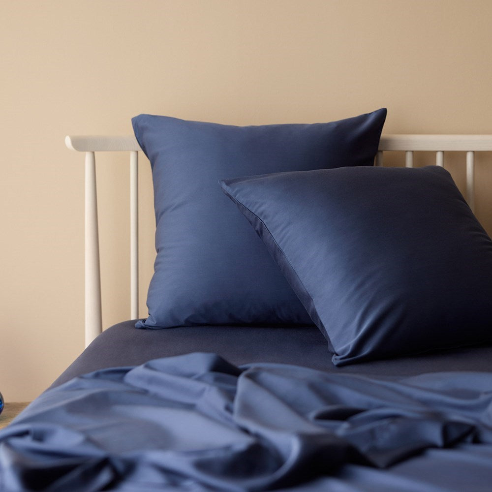 Bamboo Cotton Euro Pillowcase - Navy