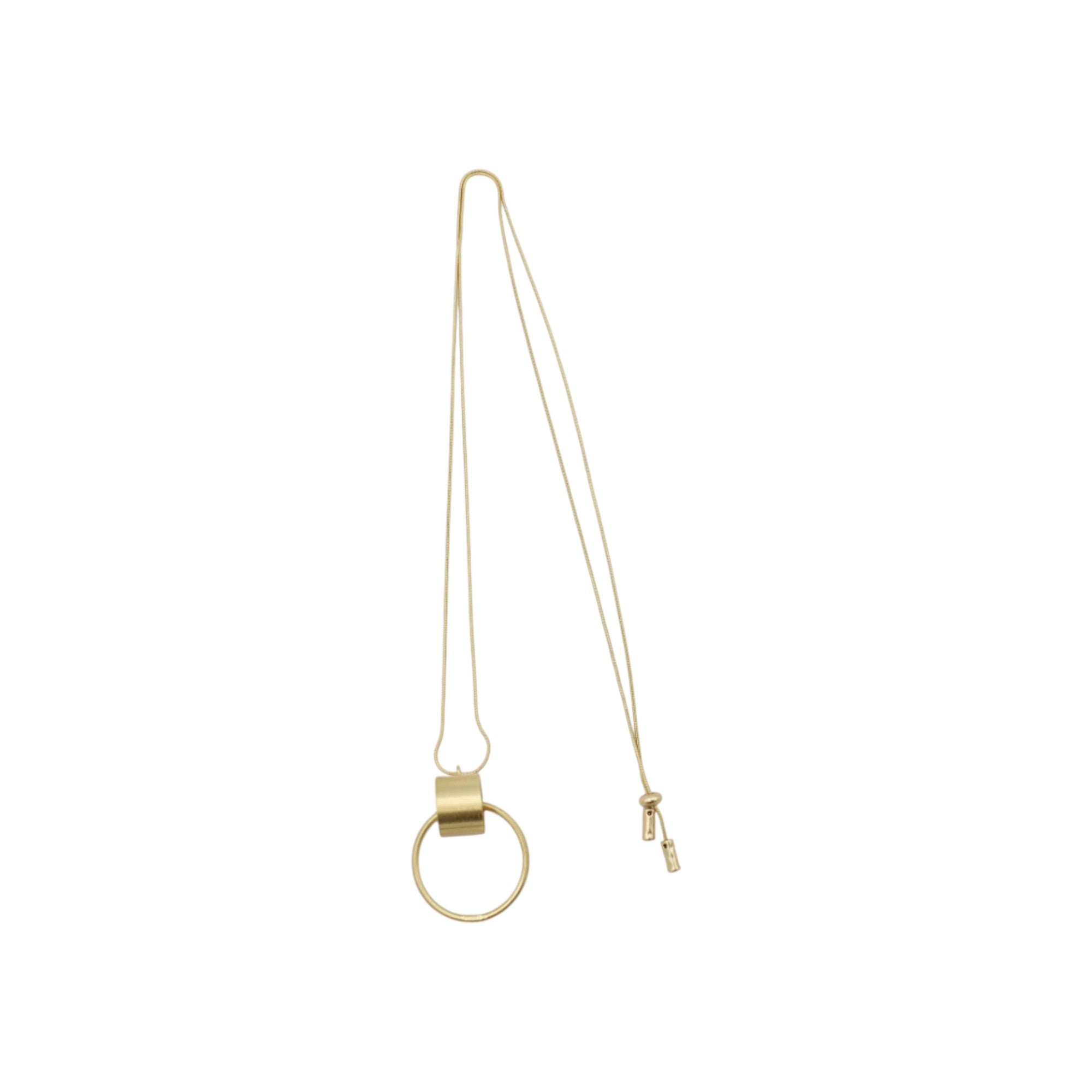 tn933 Gold ringlet necklace
