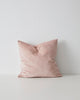 Weave Home Ava Velvet Cushion Blush