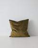Weave Home Ava Velvet Look Cushion Moss