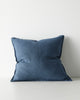 Weave Home Como Linen Cushion Atlantic