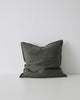 Weave Home Como Linen Cushion Khaki