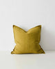 Weave Home Como Linen Cushion Moss