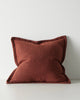 Weave Home Figlio Chunky Woven Cushion Paprika