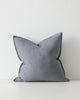 Weave Home Fiore Chenille Cushion Denim