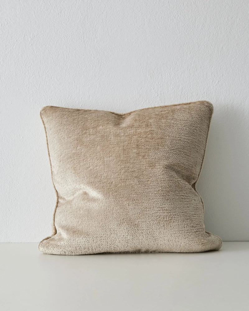 Weave Home Tempo Chenille Cushion Oatmeal