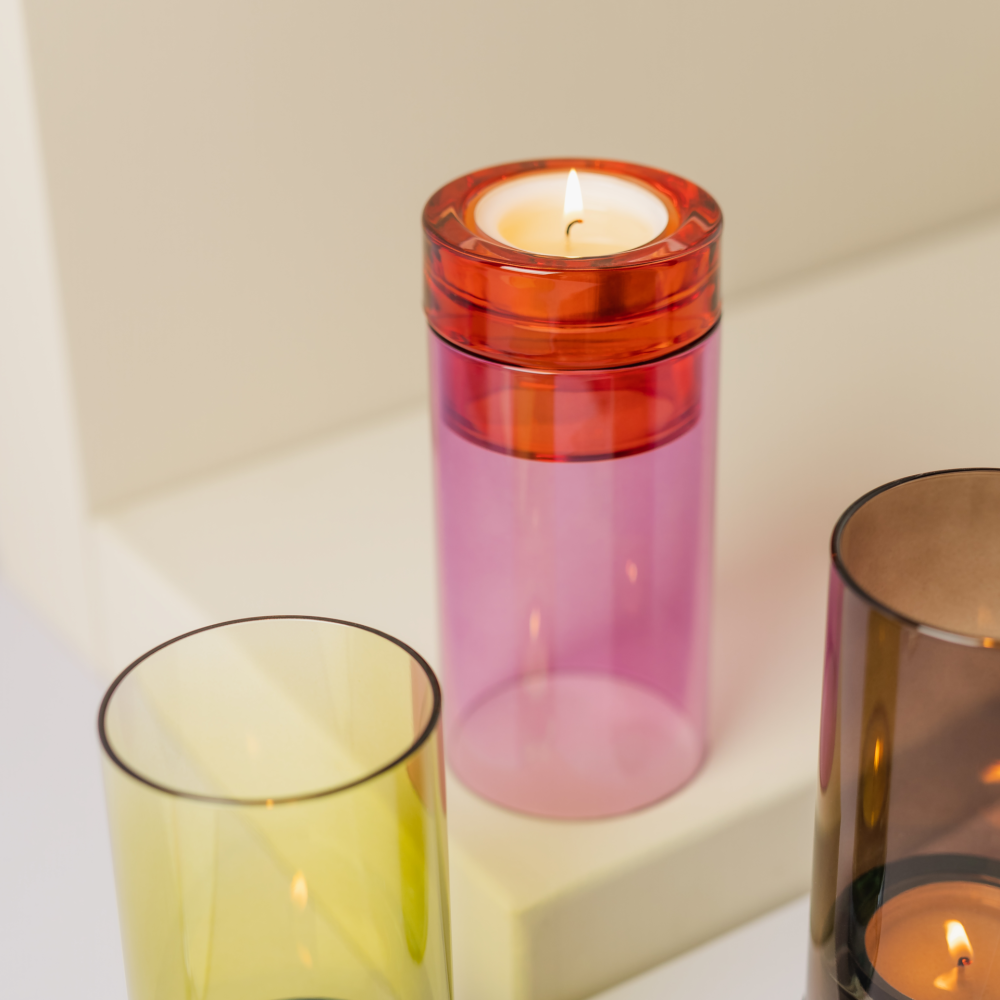 Remember: Glass Lantern 'Lys' - Lime
