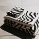 Baksana Zebra Jacquard Towels